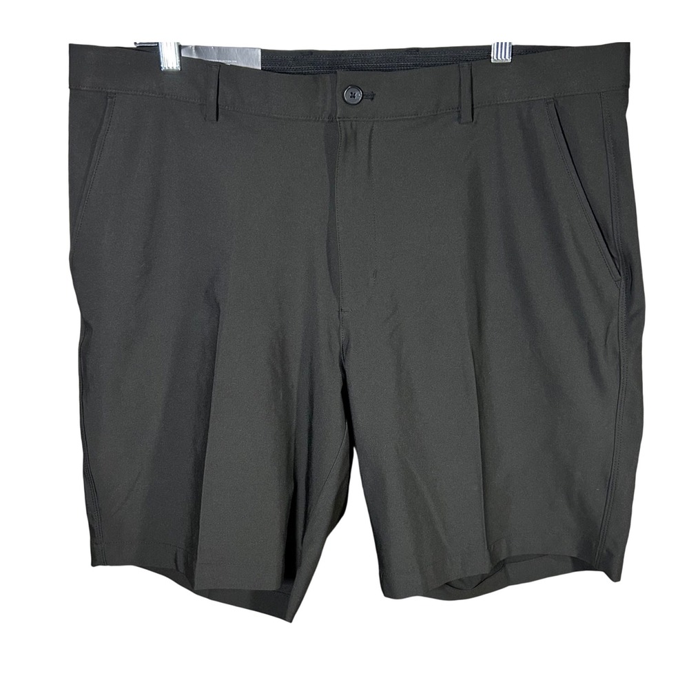 Greg Norman Mens Performance Stretch Golf Shorts Black Size 38 UPF Sun‎ Protect